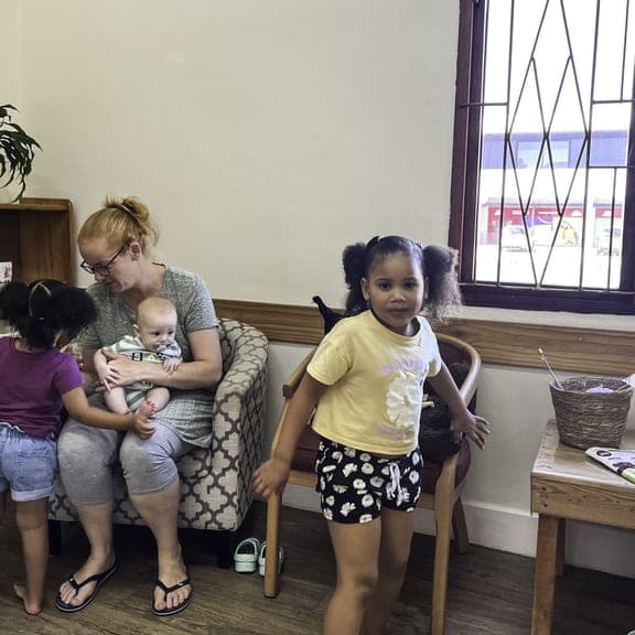 Families in the Kendalwood Surgery waiting room